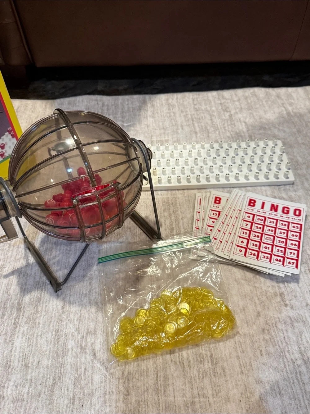 Deluxe Bingo Game - Yellow